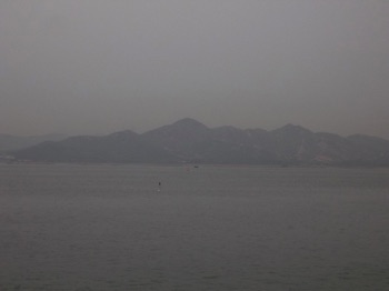 Looking over to HongKong